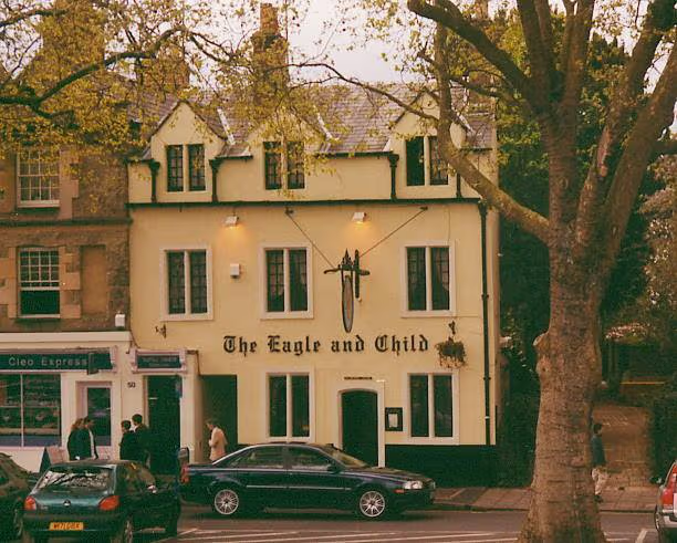 The Eagle and Child pub in Oxford